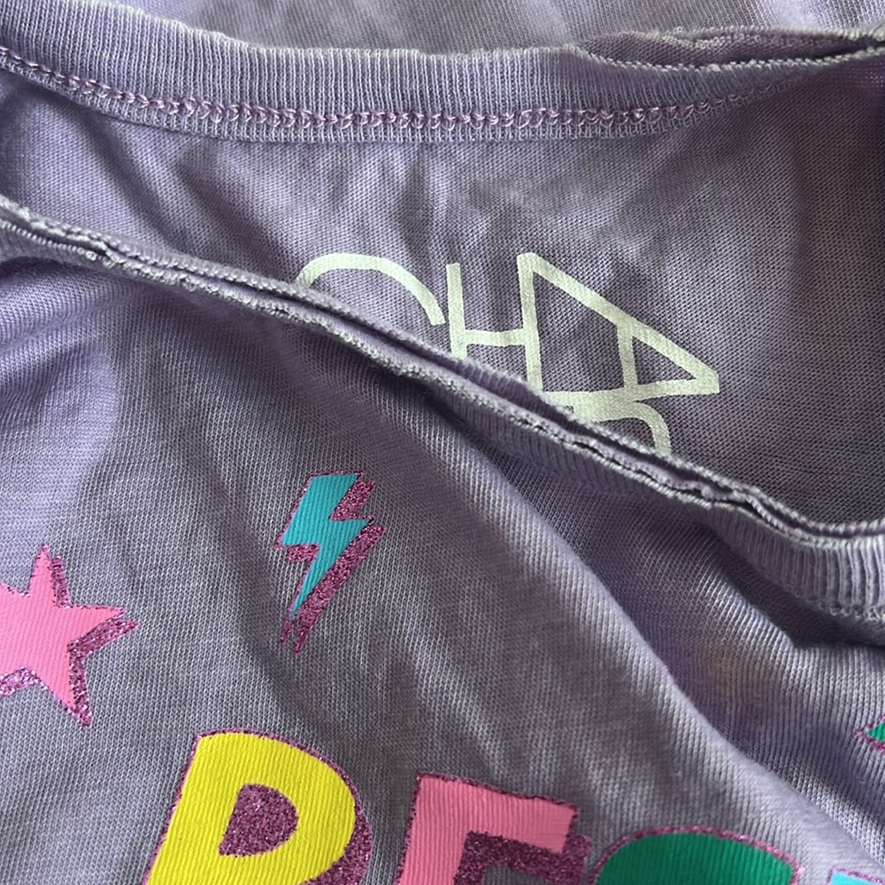 NWT, Chaser, Girls, “Best Big Sis Ever” Tank Top, lightweight shirttail hem - Picture 7 of 7
